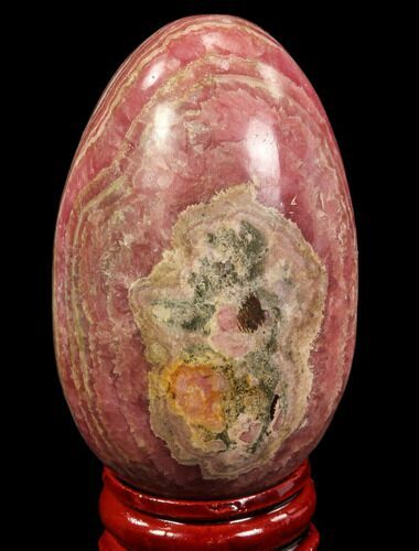 Polished Rhodochrosite Egg - Argentina #79256
